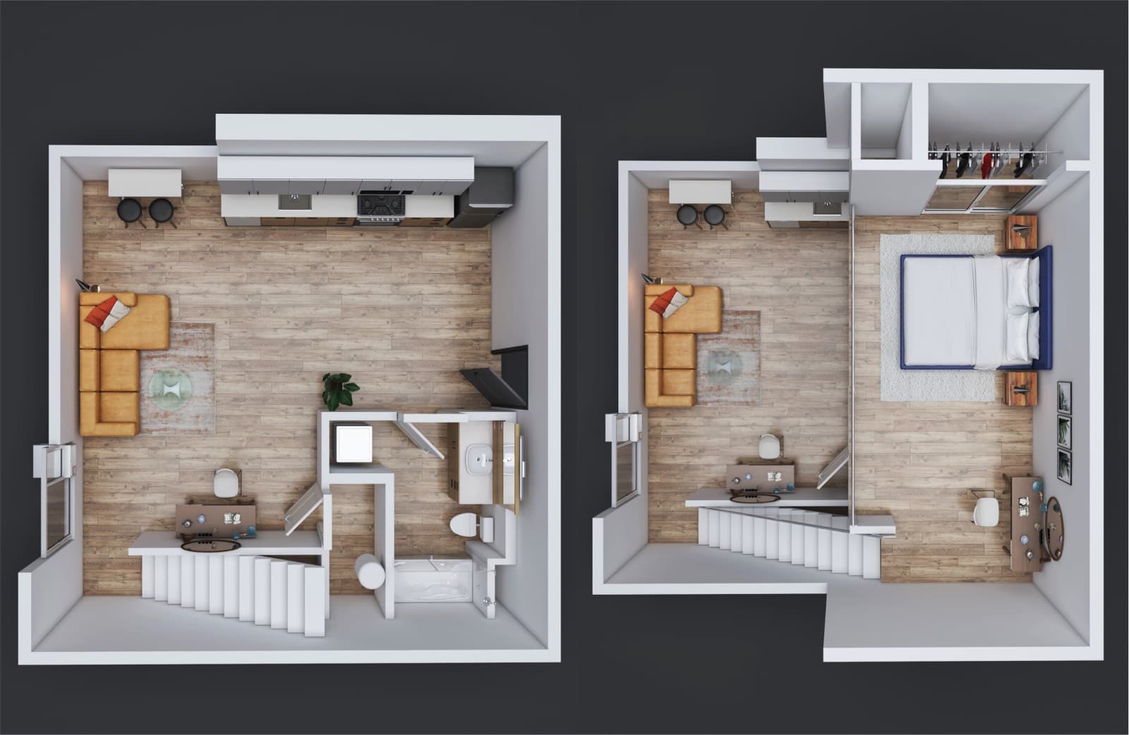 rendering of floorplan-a11